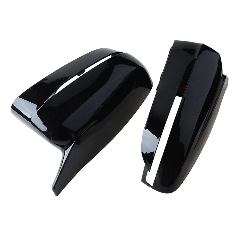 

for -BMW 3 5 7 Series G20 G30 G11 G12 Bright Black ABS Side Rear View Mirror Cap Cover Shell Trim