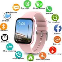 new 1 69 women smart watch real time weather forecast tracker heart rate monitor sports ladies smart watch men for android ios