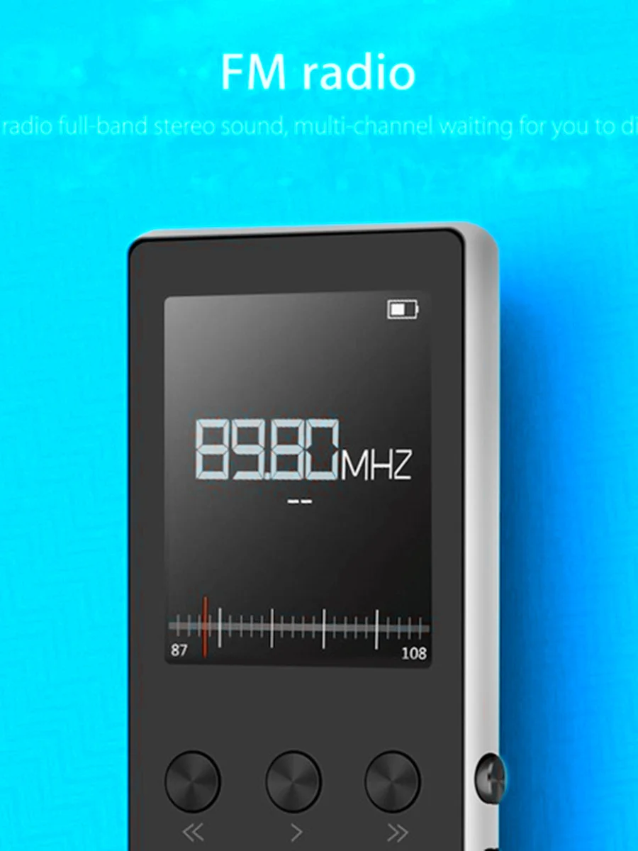 MP3 плеер с поддержкой bluetooth и TF карт до 128 ГБ|MP3-плееры| |