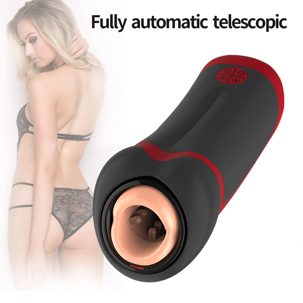 Полностью автоматический телескопический Мужской мастурбатор интеллектуальное