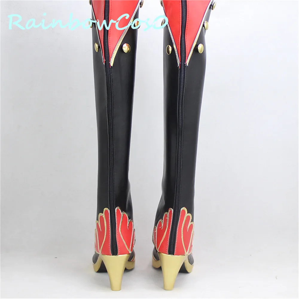 Twisted-Wonderland Riddle Обувь для косплея Сапоги Игра Аниме Хэллоуин RainbowCos0 W959