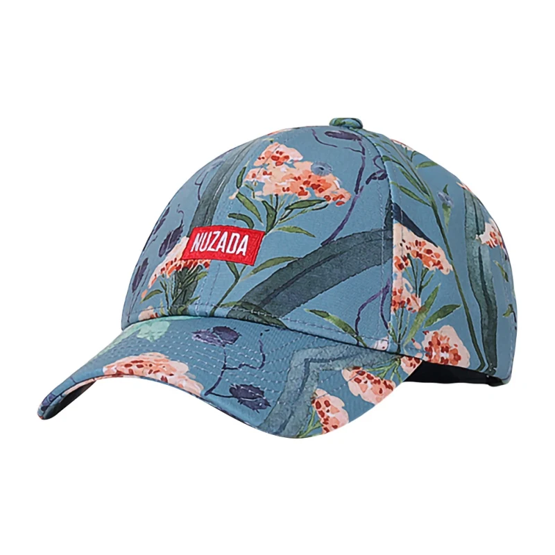 Новая мужская женская хлопковая модная бейсболка с цветочным принтом