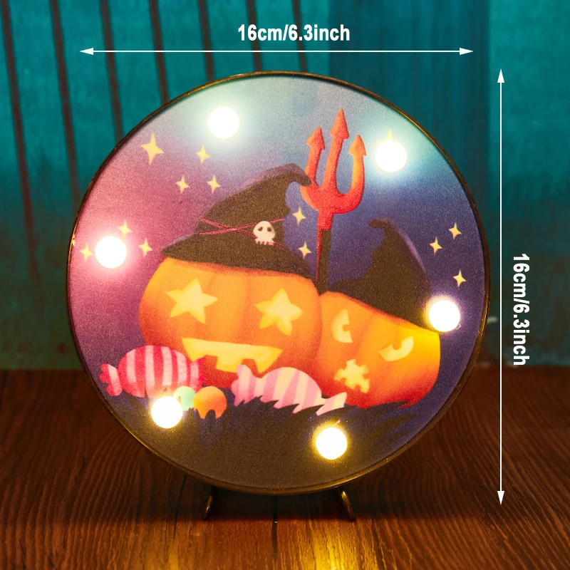 

Украшение на Хэллоуин фонарь светодиодный светильник украшение для дома для хэллоуивечерние ринки K9Store