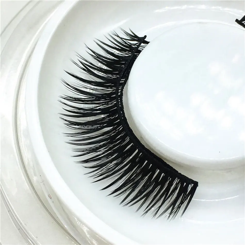 2 пары 3D Магнитных ресниц макияж расширение водонепроницаемый длительный