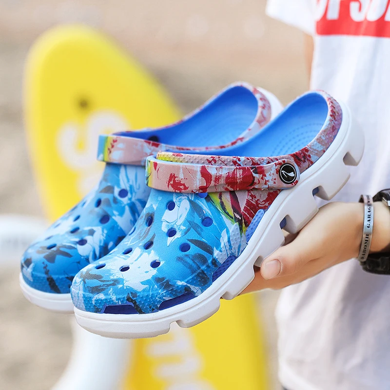 Оригинальный сада флип-флоп ремешок быстросохнущая водонепроницаемая обувь для