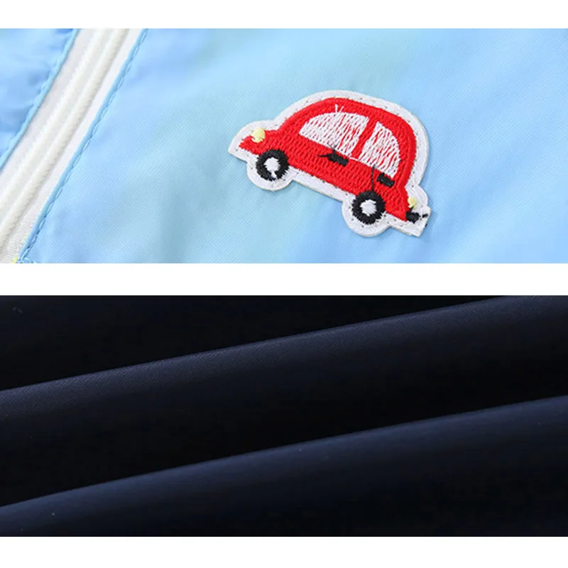 Весенняя Детская куртка с капюшоном ветровка верхняя одежда бейсбольные куртки