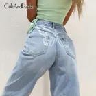 Популярные мешковатые джинсы с принтом бабочек, уличная одежда, свободные джинсовые брюки с высокой талией, модные корейские брюки-карго в эстетике, cuteandпсихоз