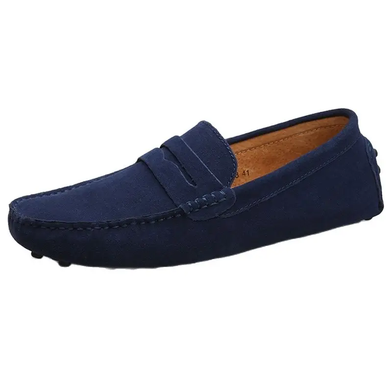

Men High Quality Leather Loafers Men Casual Shoes Moccasins Slip On Men's Flats Fashion Men Shoes Male Driving Shoes Size 38-49