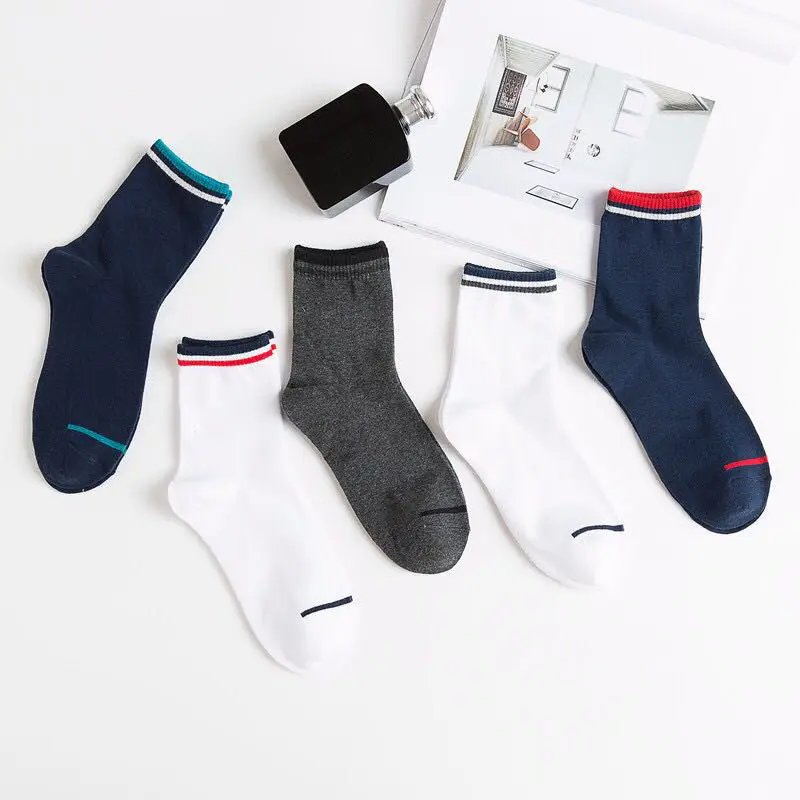 Серия еды новый десерт креативный узор в трубке пончики мужские носки крутые