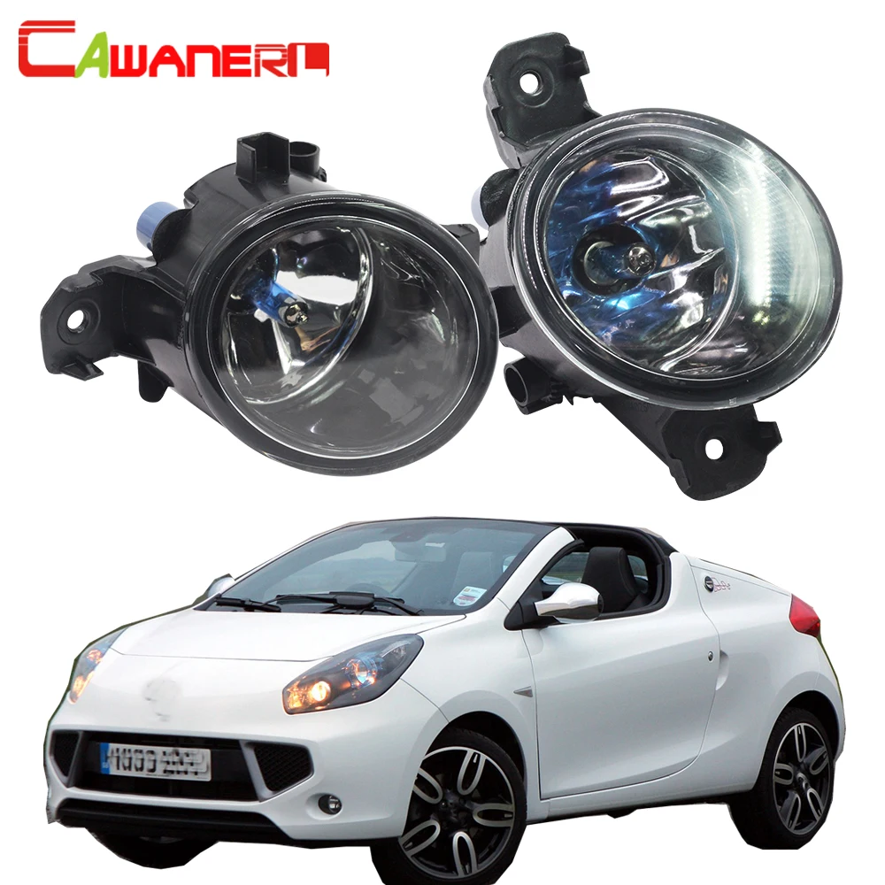 

Cawanerl 1 Pair 100W H11 Car Halogen Fog Light Daytime Running Lamp For Renault Wind (E4MF E4MB E4MC E4MA) Convertible 2010-2015