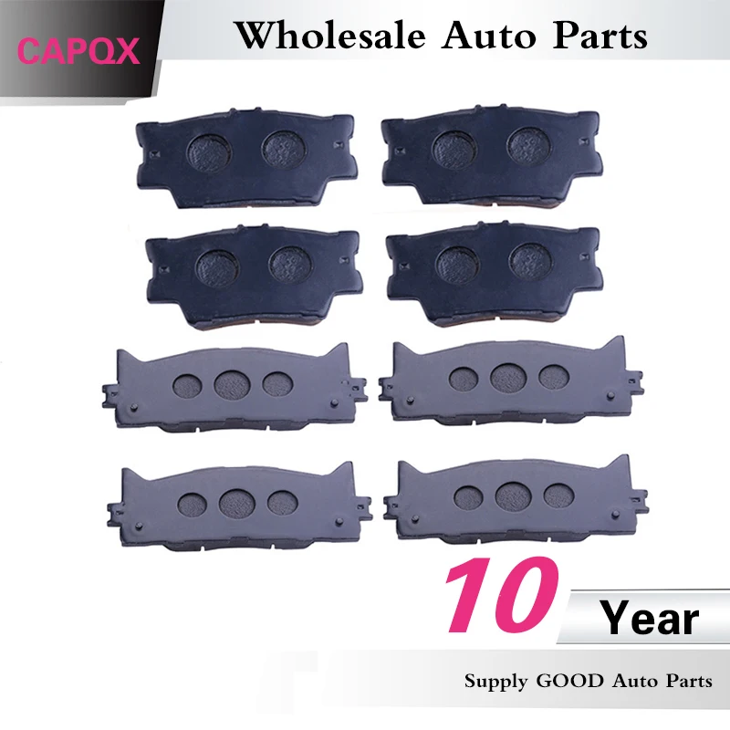 Передние и задние тормозные колодки CAPQX 2 шт. 04465-33450 04466-33160 для ES240/ES350 HYBRID 2006 2007 CAMRY
