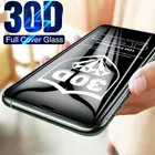 30D полное покрытие закаленное стекло для iPhone 11 Pro Max 12 стекло X XS Max XR 12 mini защита для экрана iPhone 6 6s 7 8 Plus пленка