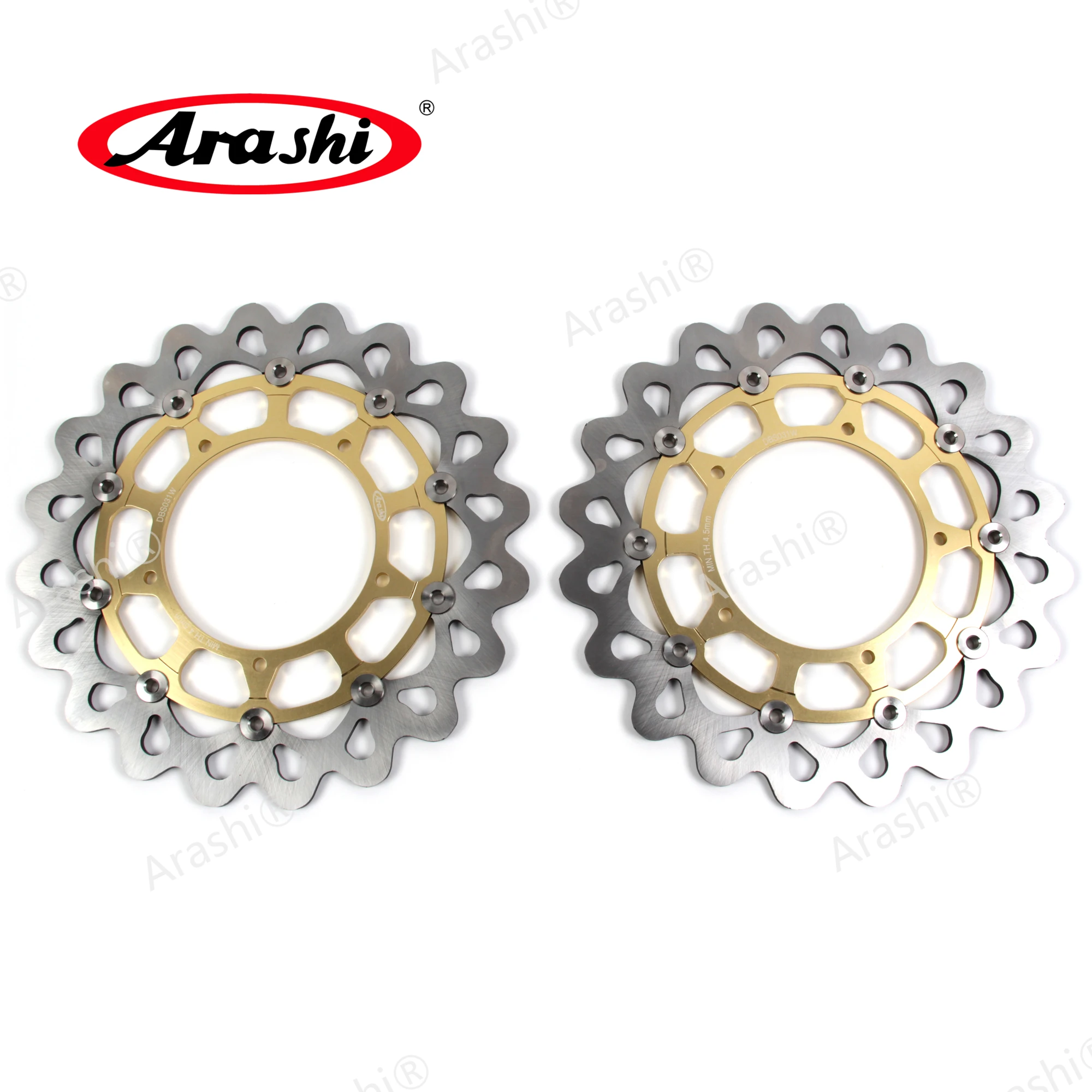 Arashi 2 шт. YZF R1M 1000 2015 2020 CNC передние тормозные дисковые роторы для YAMAHA 1000cc 2016 2017 2018 2019