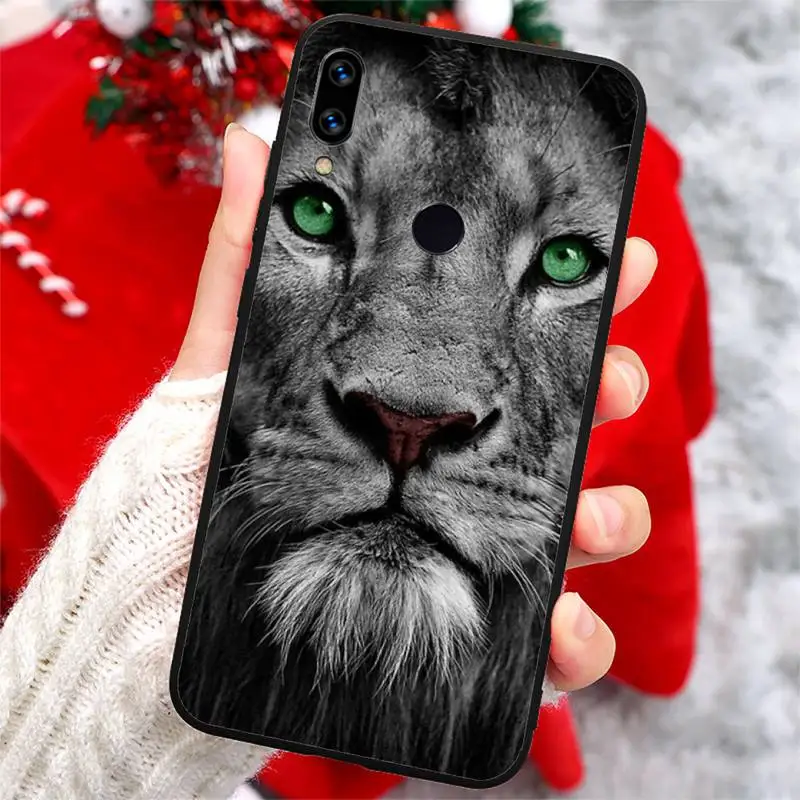 

Animals The Lion King of the forest Phone Case For Xiaomi Redmi note 7 8 9 t k30 max3 9 s 10 pro lite