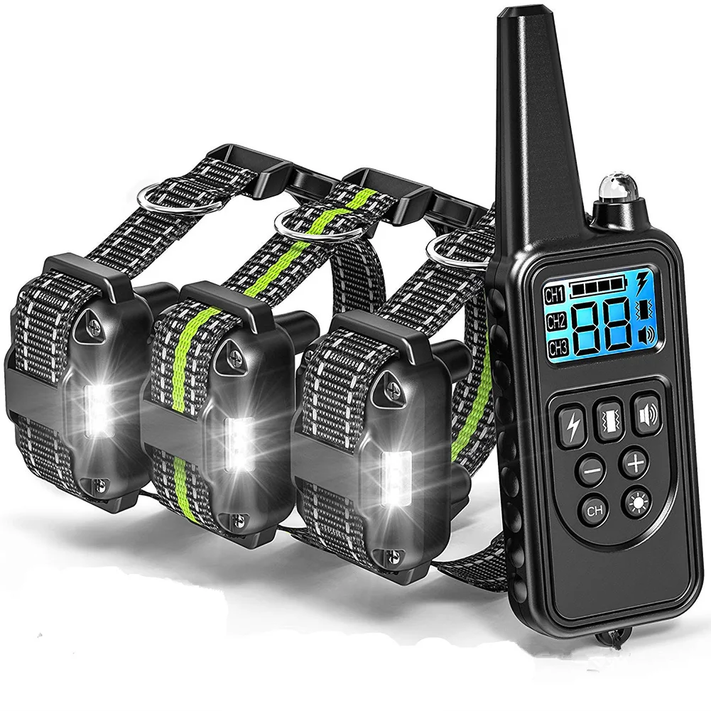

Dog Training Collar Anti Barking Device Remote Control Pet Training Supplies