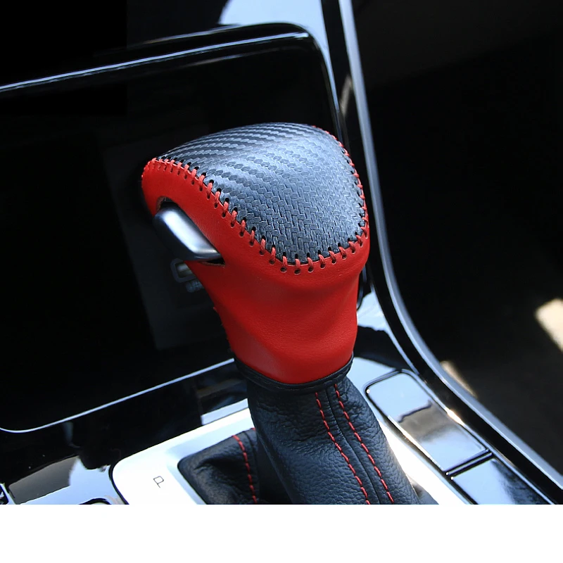 gear lever cover Lsrtw2017 Автомобильный руль подлокотник рычаг переключения передач крышка для Kia K3 Kia Cerato салонные молдинги аксессуары - Color Name: gear lever cover