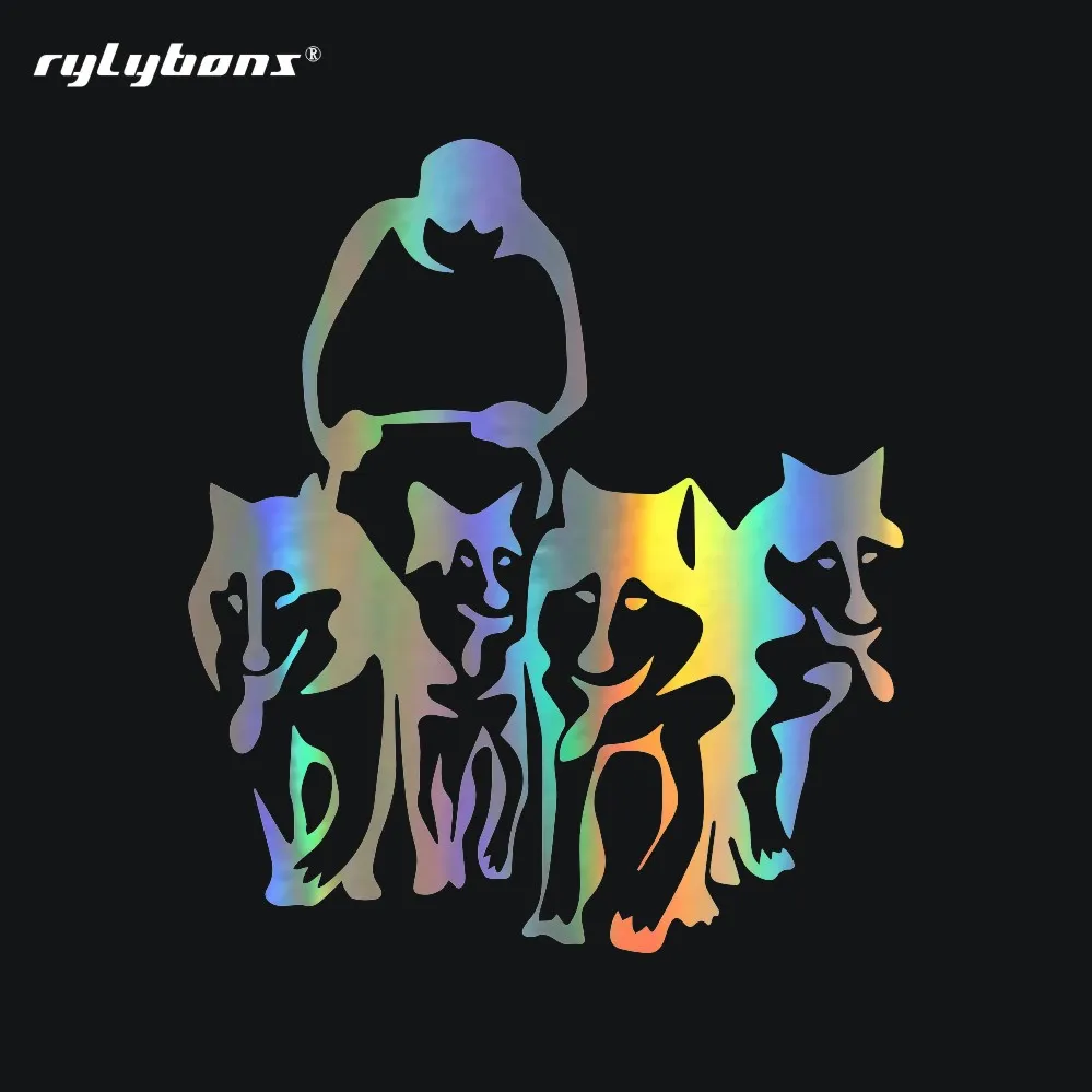 1 шт. автомобильная виниловая наклейка Хаски псы|car sticker|auto vinylcar accessories |