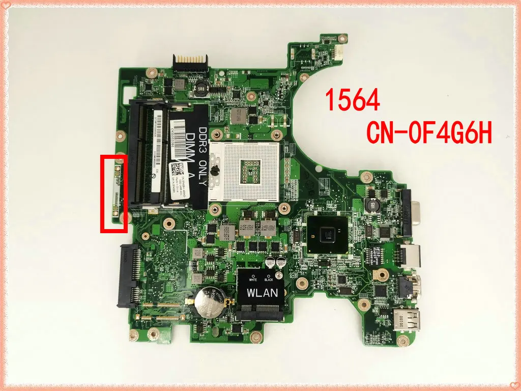 para Dell Inspiron 1564 Portátil Motherboar Cn0f4g6h F4g6h 0f4g6h Computador Portátil Placa Mãe Daum3bmb6e0 Hm55 Uma Ddr3 Placa Principal Placa-mãe para notebook