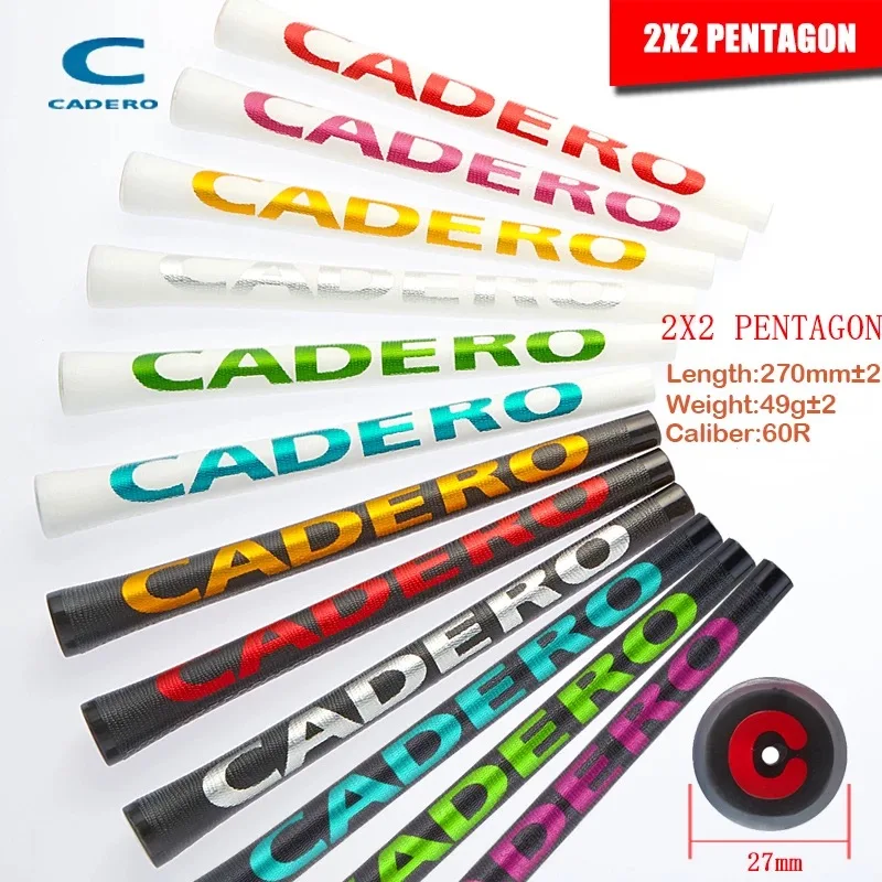 New CADERO 2X2 PENTAGON 13PCS/Lot Standard Golf Grips Transparent Club Grip 10 Colors Available With Soft Material FREE SHIP