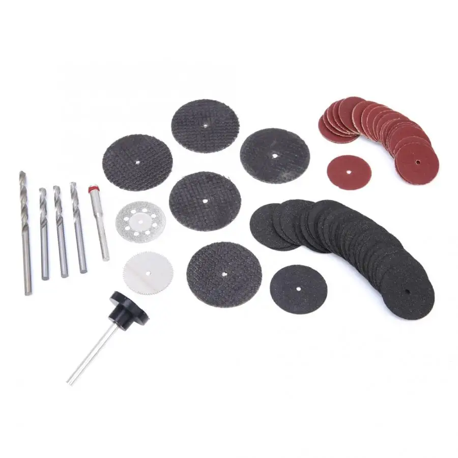 

76pcs Rotary Tool Accessory Set Drill Bit Cutting Disc Polishing Sanding for Electric Grinder kit