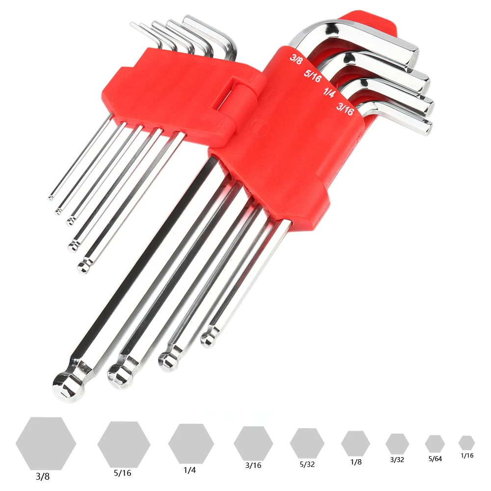 Шестигранный шестигранный гаечный ключ метрический размер набор ручных