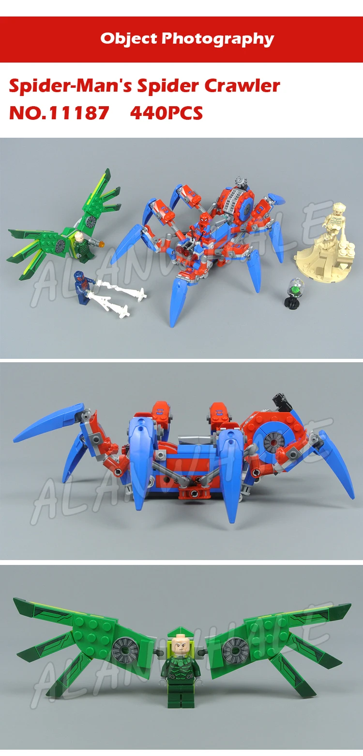 7types Super Fighter Spider Crawler Mech Battle Bike Rescue Heist Chase Model Building Block Toys Compatible With Bricks | Игрушки и