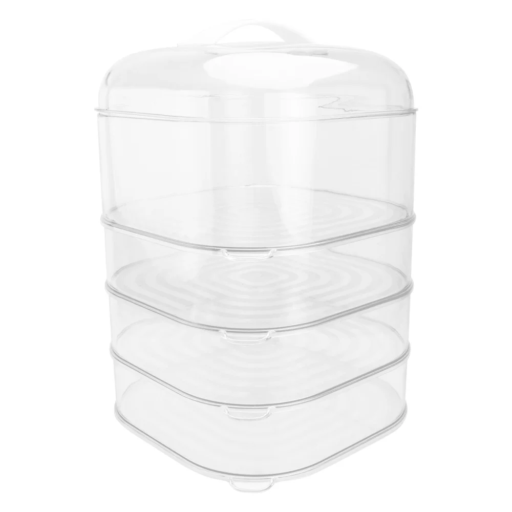 

5pcs Household Leftover Food Cover Temperature Preservation Cover (Transparent