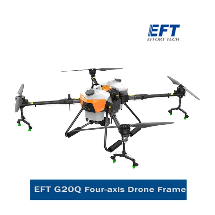 

EFT G20-Q 22L сельскохозяйственный распылитель Дрон складной каркас Двойной емкостью 11 л четыре оси