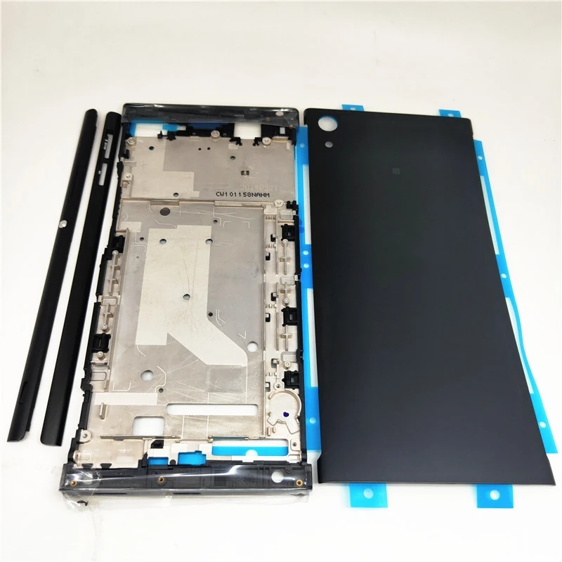 Для Sony Xperia XA1 Ultra C7 G3226 G3212 полный корпус средняя передняя рамка Корпус + Боковая