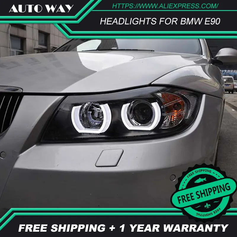 Автомобильный Стайлинг HID светодиодный чехол для фары BMW E90 330I 320I 318i 2005 2011