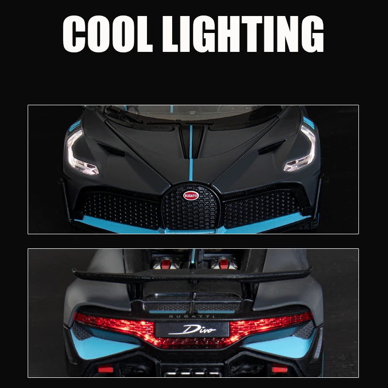 Модель автомобиля Bugatti Veyron DIVO 1:24 Литые и игрушечные автомобили детские игрушки со