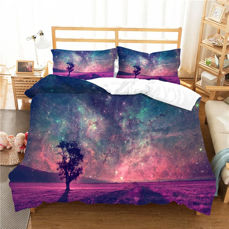 

3D Landscape Series Bedding 2/3 Piece Bedding Kit Full Size Bed Cover Quilt Cover