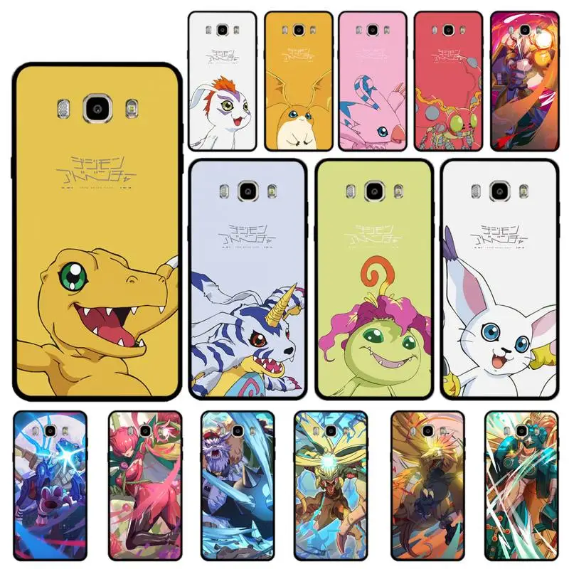 

YNDFCNB Digimon Phone Case for Samsung J 4 5 6 7 8 prime plus 2018 2017 2016 J7 core