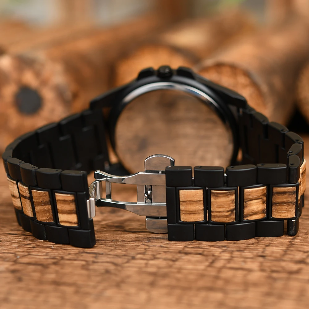 Часы наручные Ever Move мужские деревянные классические модные водонепроницаемые