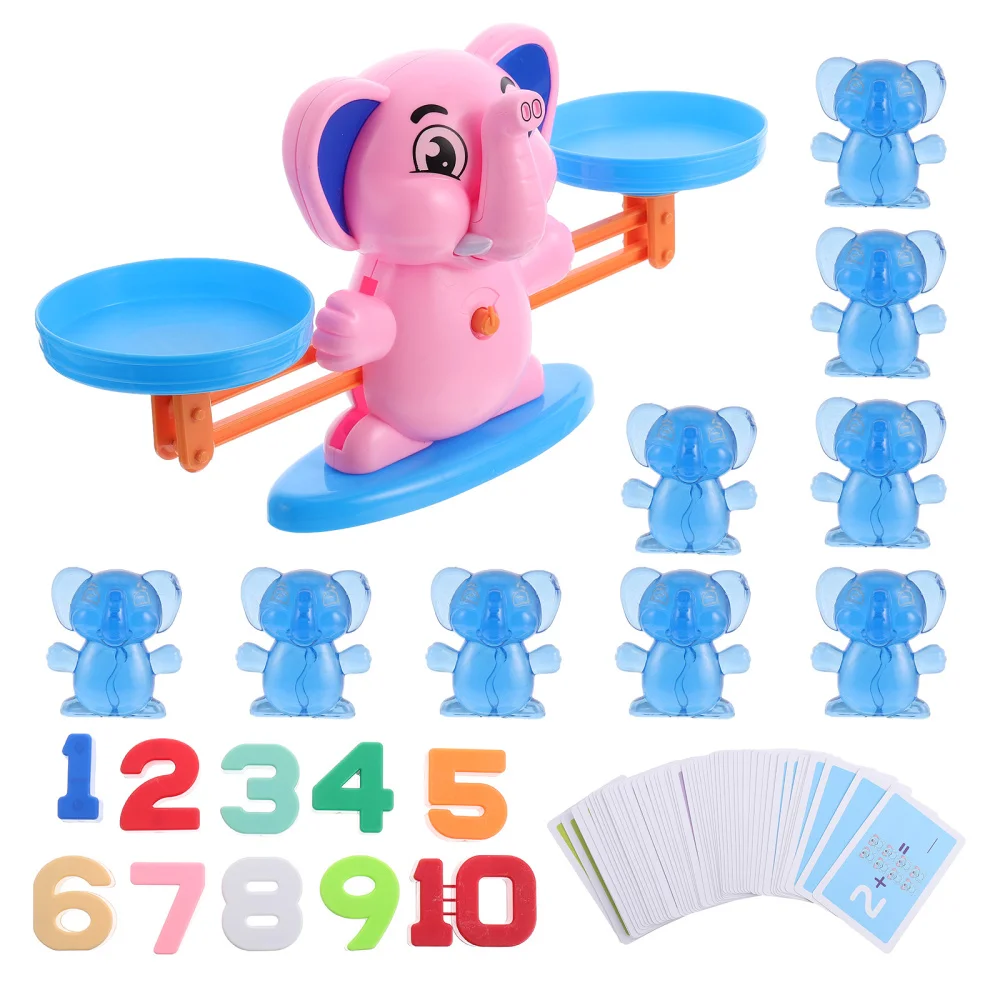 

1 Set Balance Scale Elephant Math Calculation Educational