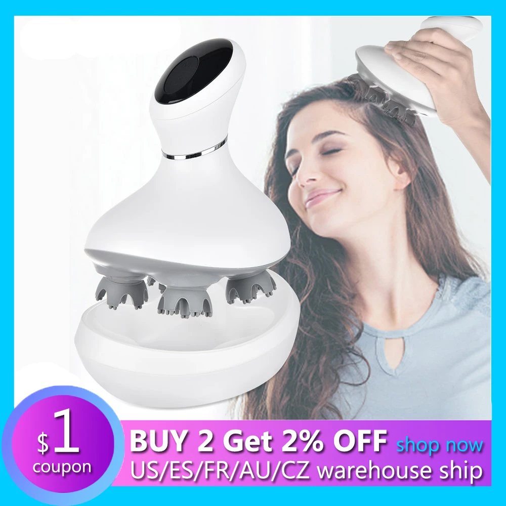 Массажер для головы и плеч Электрический облегчения боли улучшения