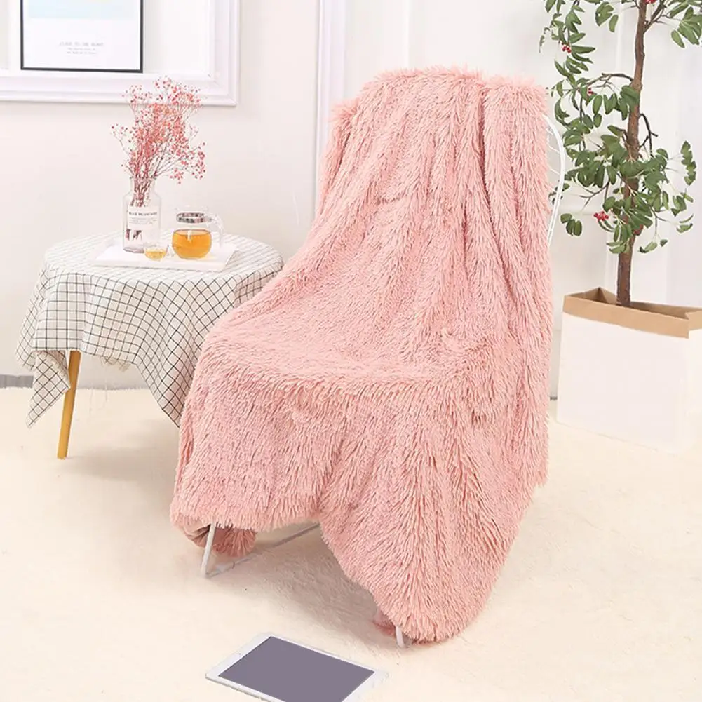 

Useful Fur Blanket Fuzzy Photo Props Long Hair Breathable Throw Blankets Throw Blankets Throw Blankets