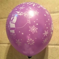12inch happy new year decoration balloon colorful christmas ttree snowflake letter printing pattern latex balloons decor toy
