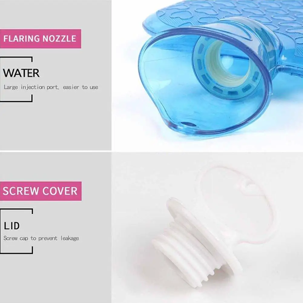 Модная вязаная крышка для бутылки с горячей водой безопасные пакеты воды