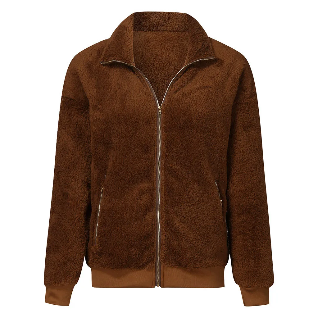 Женская зимняя куртка Новое поступление модная теплая пушистая толстовка