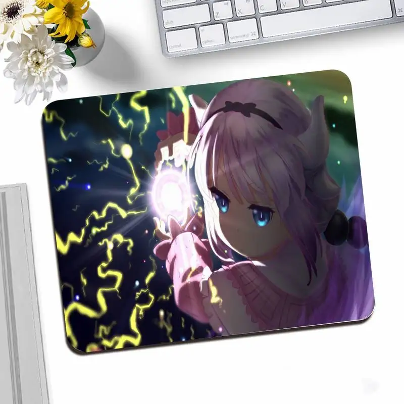 Анимационный комикс японский игровой коврик для мыши манга Kanna Kamui Dragon милый