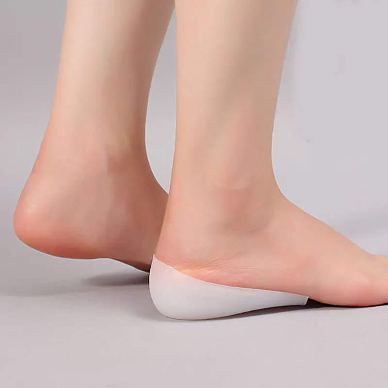 Невидимые носки увеличивающие рост стельки для пятки силиконовые ухода за