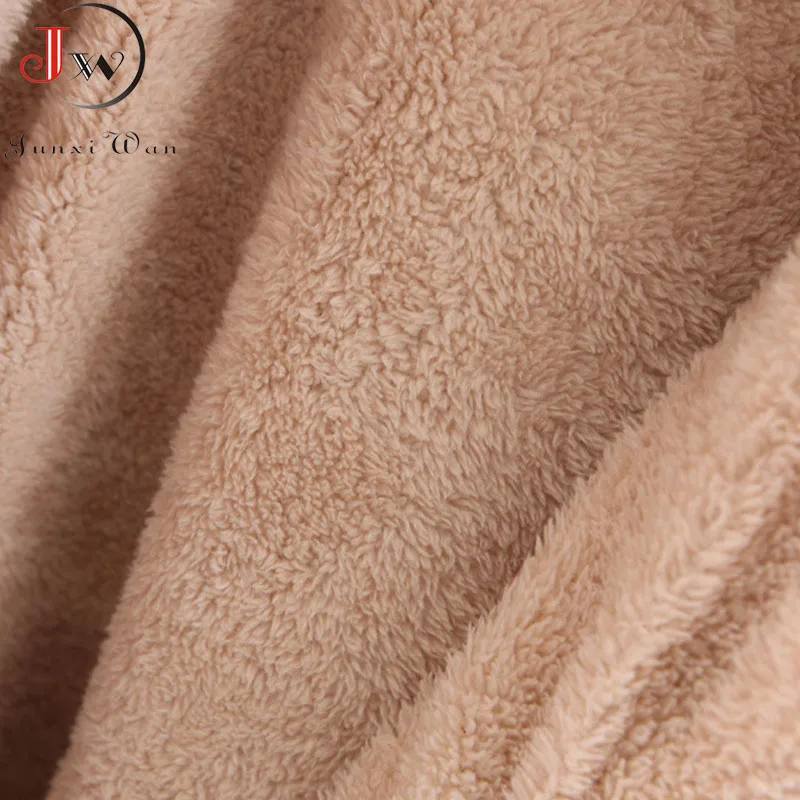 

Women Autumn Winter Thicken Parkas Coat Jackets Female Lamb Plush Hooded Long Sleeve Warm Jacket Plus Size S~3XL casaco feminino