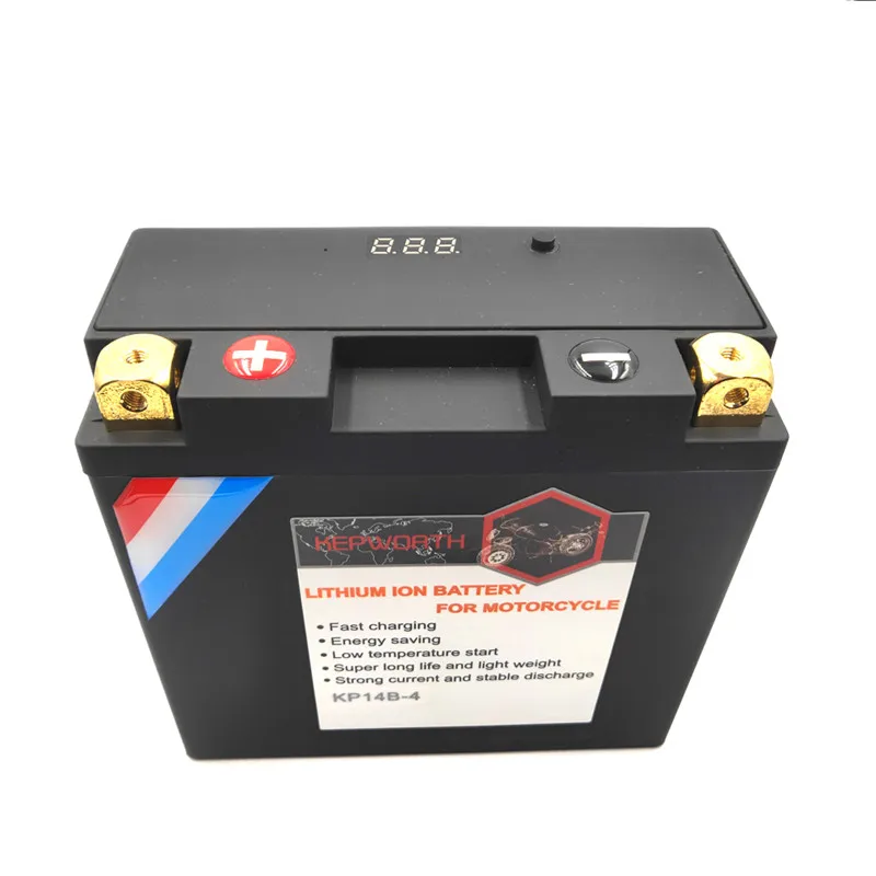 KP14B-4 LiFePO4 старт мотоцикла Батарея 12V 14Ah CCA 480A литий-железо мотоцикл Батарея BMS Напряжение защита 2000 раз