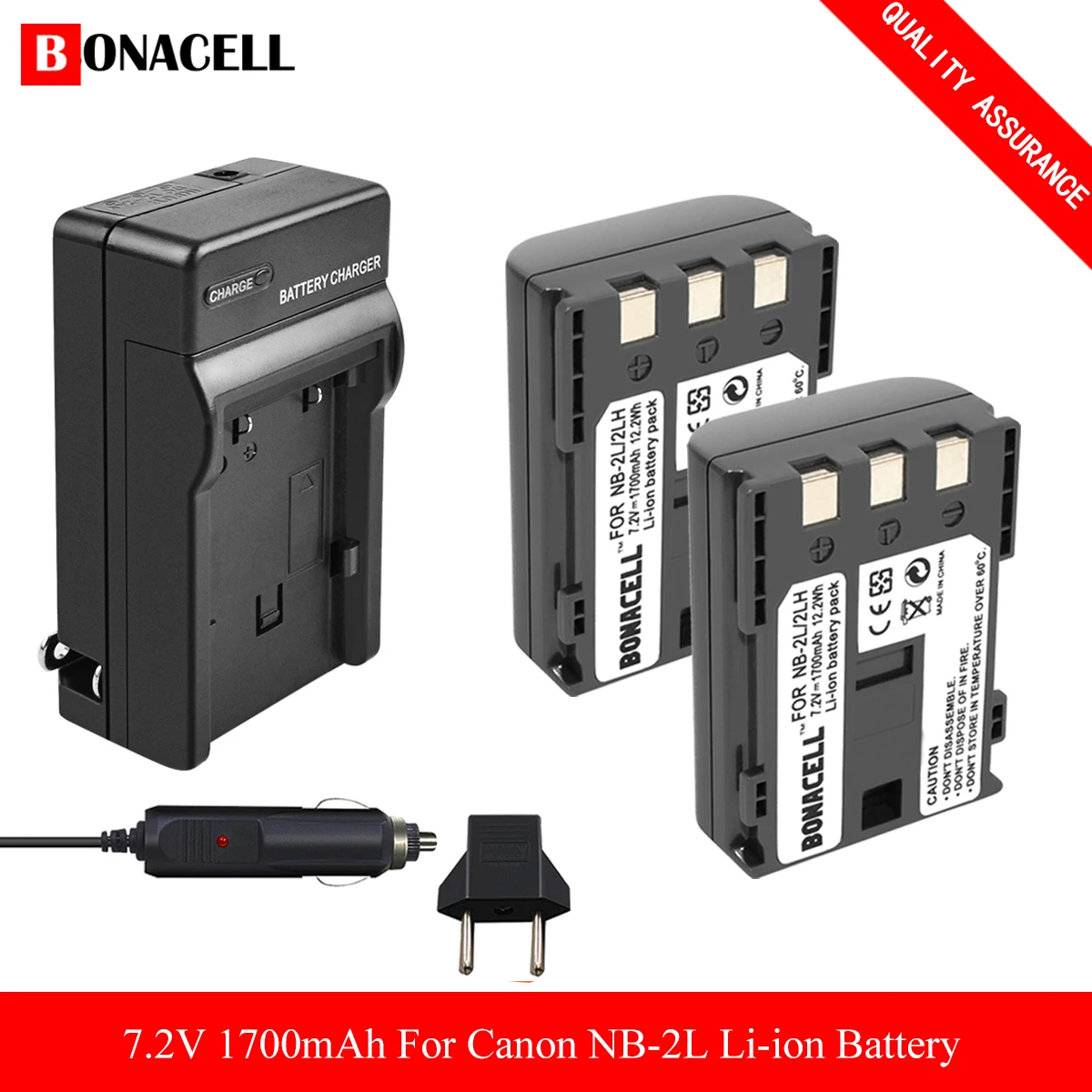 Аккумуляторы и зарядное устройство NB 2LH NB-2L 1700 мАч BP-2L5 для Canon Rebel XT XTi EOS 350D PowerShot G7 G9