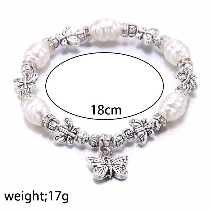 Летний тренд женский браслет из жемчуга ювелирные изделия бисера шарм