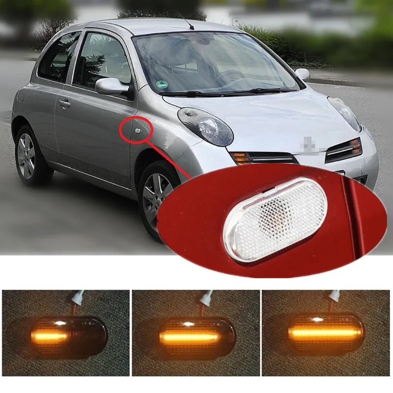 Светодиодный индикатор для Nissan MARCH III MK3 (K12) MICRA 2003 2010|Абажуры| |
