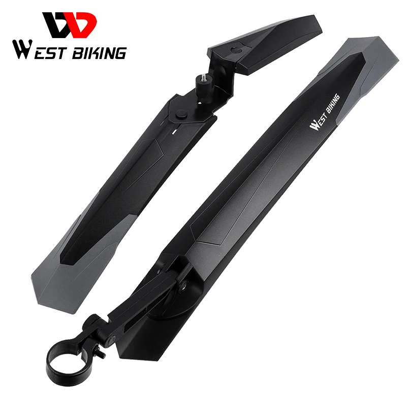 

WEST BIKING 1Pair Mountain Bicycle Fender Quick Release Front Rear Cycling Fender Wings Mud Guard Bike Accessories Bike Fender