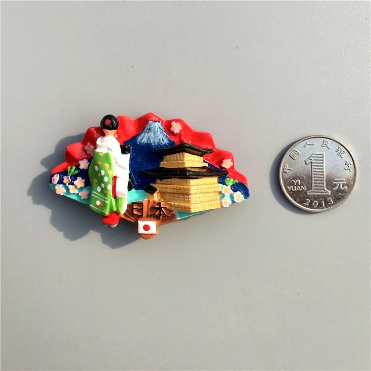 Креативный сувенир для путешествий на экспорт магнитный стикер холодильника с