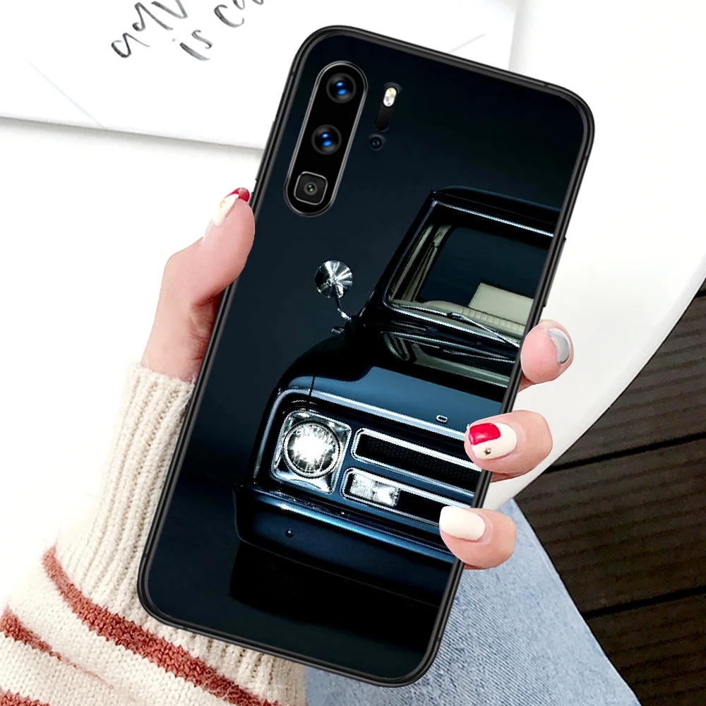 

luxury Car Chevrolet GM Phone Case For Huawei P Mate Smart 10 20 30 40 Lite Z 2019 Pro black Cover Silicone Cell Luxury Shell
